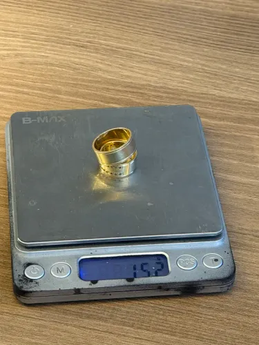 2 alianças em ouro 18K