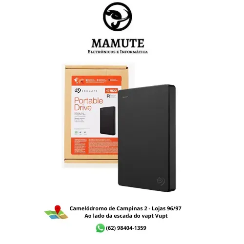 HD Externo Seagate Expansion 1TB USB 3.0 Portatil 2,5" Mac Windows Chrome