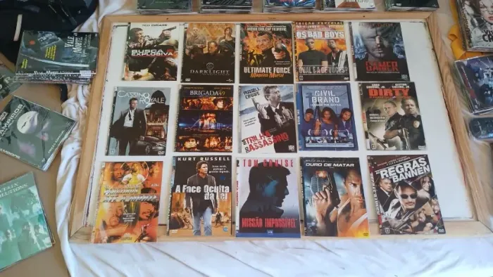 15 dvds originais de ação a sua escolha