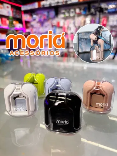 Fones de Ouvido Esportivos Bluetooth Transparentes Ultrapods