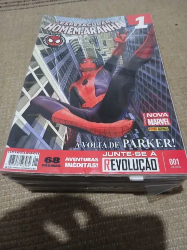 HQ O Espetacular Homem-Aranha (Nova Marvel - 2ª Série) - números 1 ao 13 - Panini (2015)