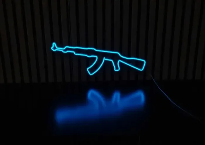 AK-47 Neon Led (Pronta Entrega)