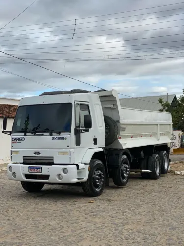 FORD CARGO 2428 8x2 BITRUCK CAÇAMBA