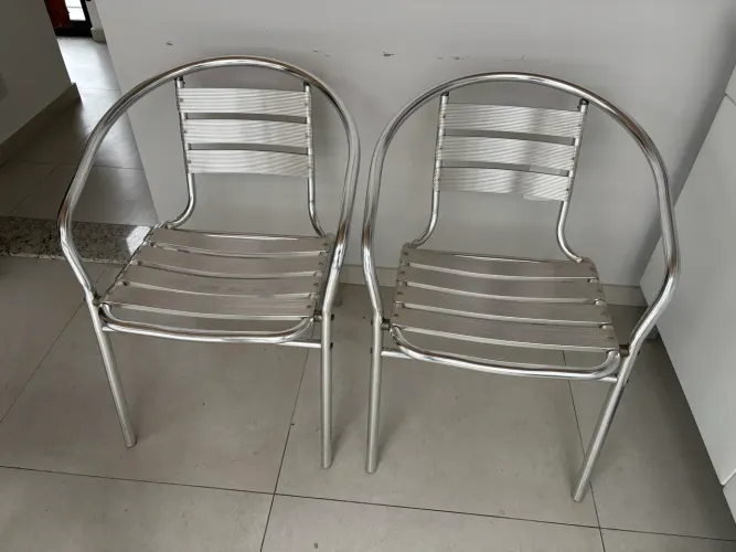 Cadeira de alumínio 