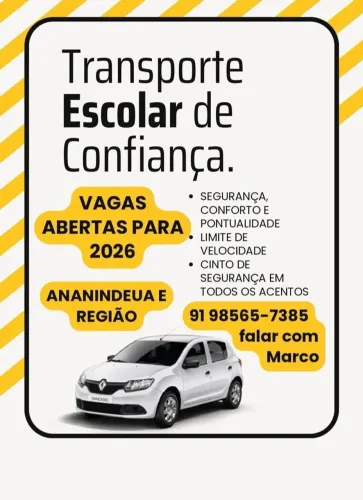 Transporte escolar Ananindeua e região