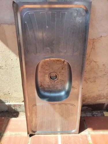 Pia em inox 120x52 em perfeito estado