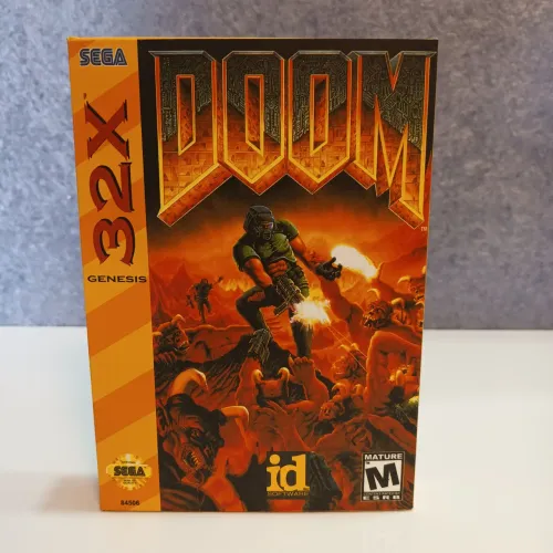 Doom Sega 32x Original Com Caixa e berço repro