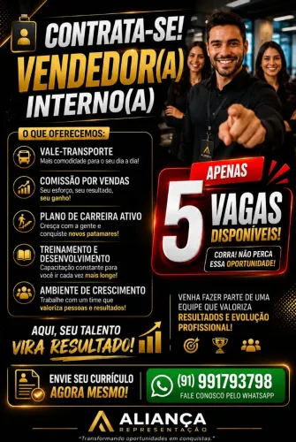 Vaga Para Vendedor interno