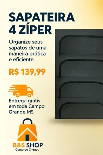 SAPATEIRA 4 ZÍPER