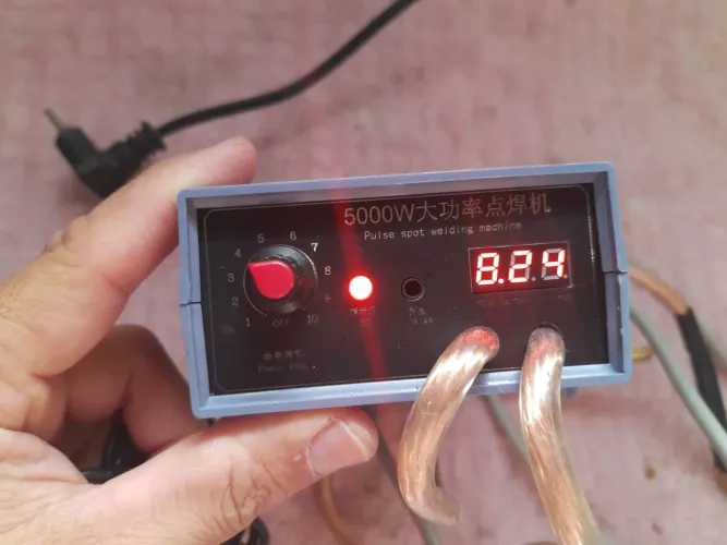 Máquina solda ponto para célula de lítio 