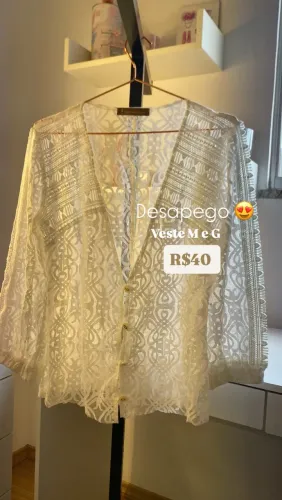 Blusa de renda