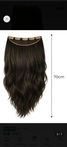 CABELO APLIQUE TIC TAC EXTRNSÃO