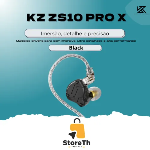 Kz Zs10 Pro X Lacrado Sem Microfone