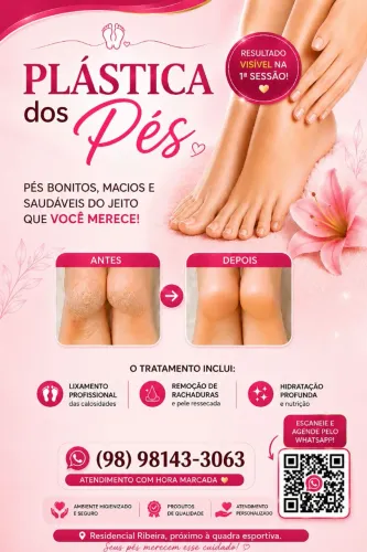 Plástica dos pés/spa