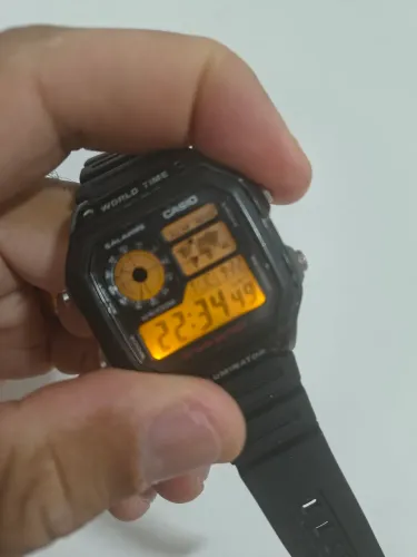 Relógio Casio AE-1200WH (Casio Royale) Original - 100m Prova D'água
