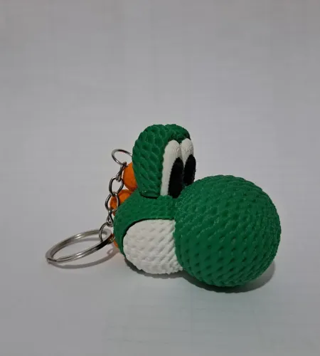 Chaveiro inspirado Yoshi impressão 3D 