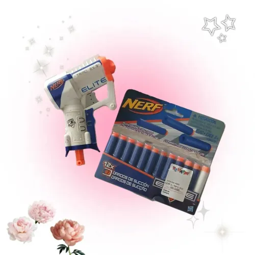 nerf third ex-3 elite n-strike e 12 balas