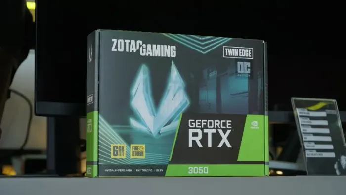  RTX 3050 6GB ZOTAC Gaming Twin Edge OC-21x no cartão- Loja física!