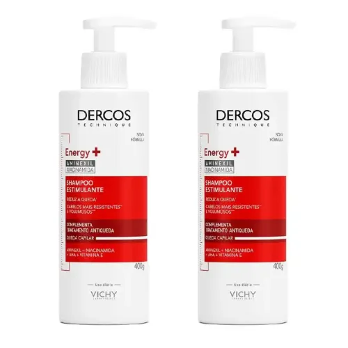 Shampoo Antiqueda Dercos vichy kit c/2 