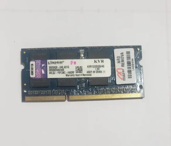 Memoria Kingston SODIMM DDR3 PC3-10600 (1333MHz)