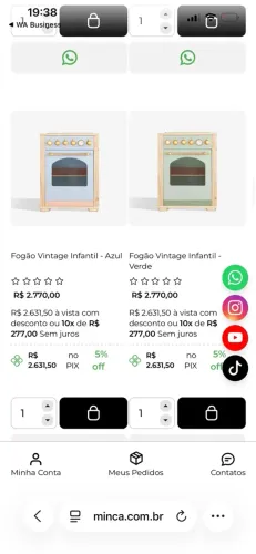 Fogão + pia