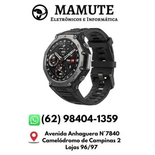 Amazfit T-Rex 3 Relógio Inteligente Robusto/Militar 48mm, GPS (com Privacidade), Mapas Off