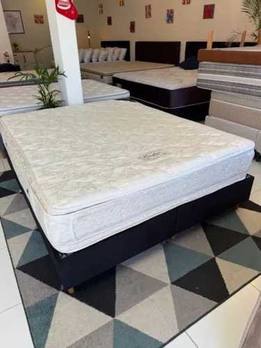 Cama de Casal MAXFLEX SEMINOVO - Entrego! 
