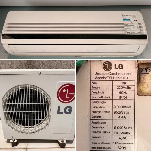 Ar condicionado pronto pra instalar (limpo e com gás refrigerante)