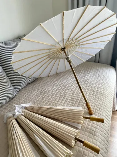 Sombrinha japonesa para eventos, casamento, foto ou decoração - 6 unidades