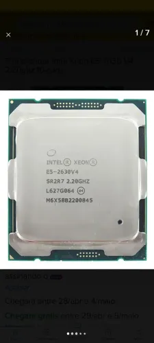 Processador xeon 2630v4 (Roda Tudo)