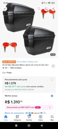 Bau lateral Givi