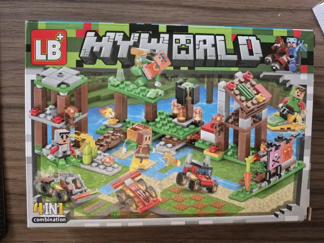 Bonecos Minecraft My Wold blocos de montar 90pcs