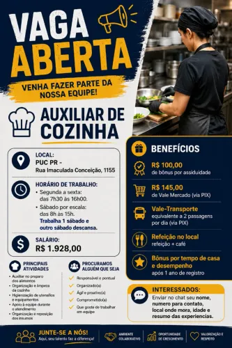Auxiliar Cozinha