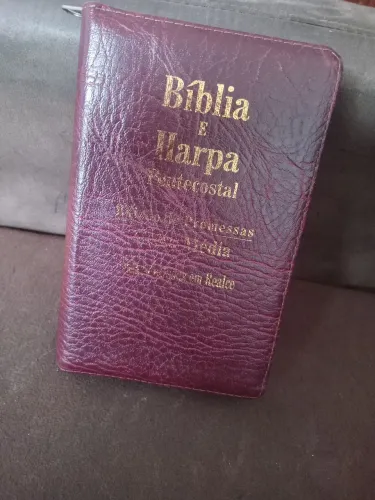 Linda Biblia com Harpa seminova 