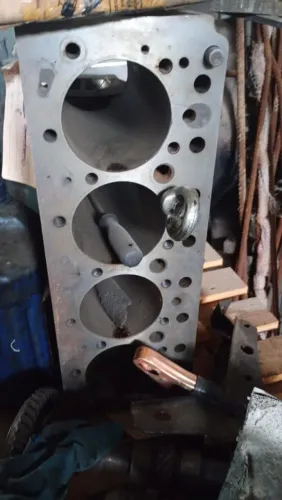 Motor om 364 aspirador, mercedes 708, 709, 710 retificado.