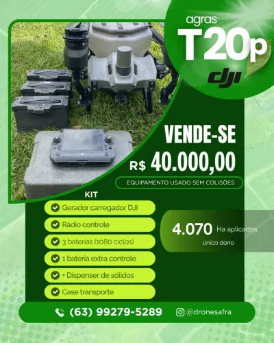 Vende-se Drone Agras T20p