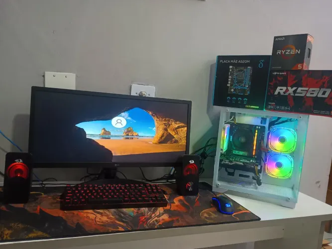 PC GAMER RYZEN 5 COMPLETO, TROCO EM PS5