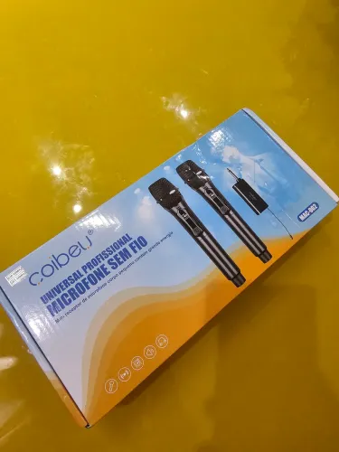 MICROFONE SEM FIO COIBEU NOVO NA CAIXA LACRADA 