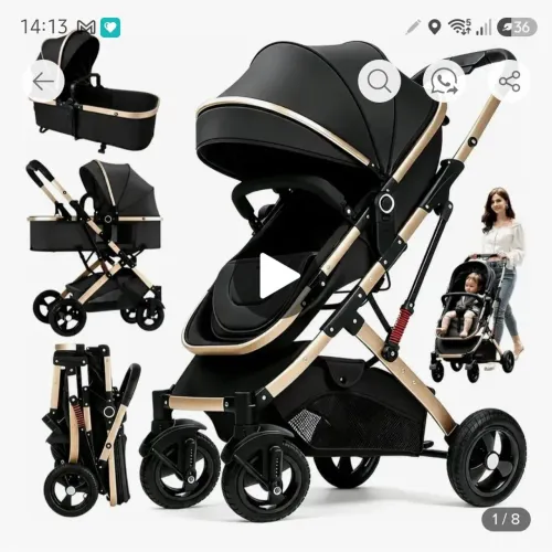 Carrinho de bebê 3x1