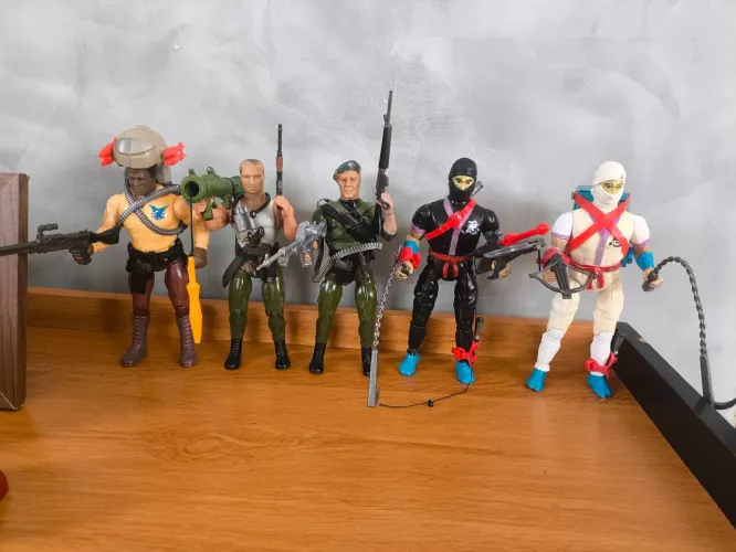RAMBO GLASSLITE ANTIGO ANOS 80 5 PEÇAS