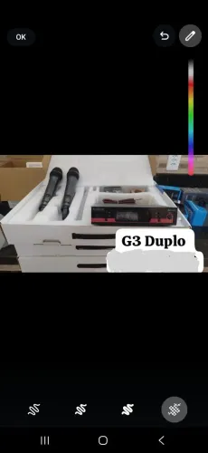 Microfone sennheiser g3 duplo