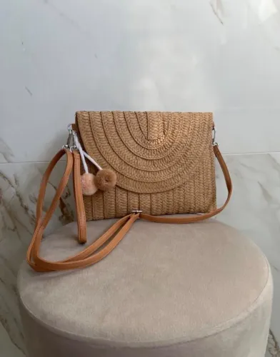 Bolsa Palha Marrom