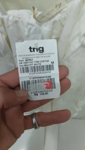 Roupas novas na etiqueta ?