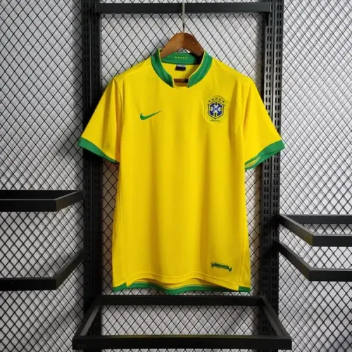 Camisa Retro Nike Brasil I Home 06/07 | Tam M