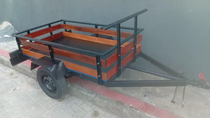 Reboque emplacada novo