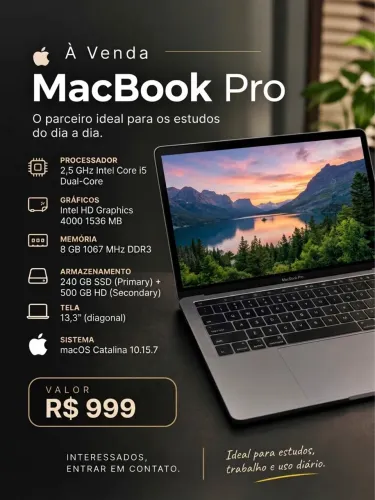 Vendo MacBook Pro 13?