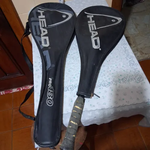 Raquetes tenis 1 HEAD MG CARBON E 1 HEAD PYRAMIND PRO 180