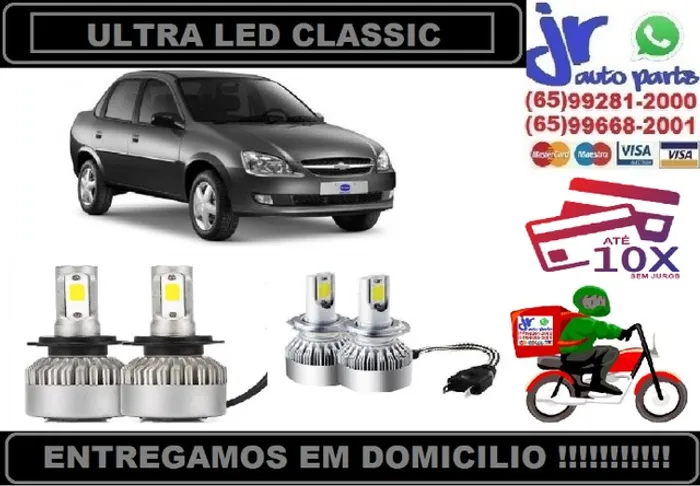 Lampada Ultra LED (baixa) Classic 6000K 12V 24V