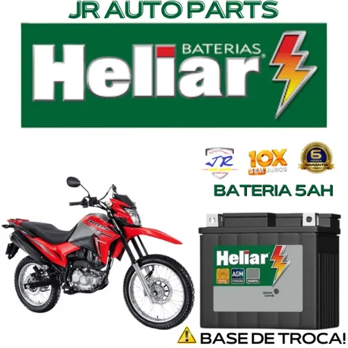 Bateria Heliar 5Ah Bros 160 2022