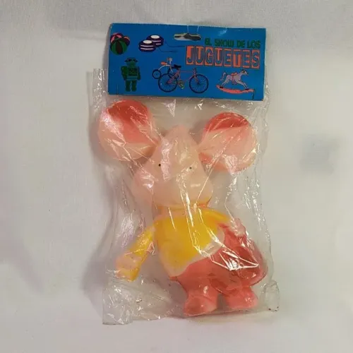 Boneco do Topo Gigio de Plástico Bolha, lacrado na embalagem original (Nunca brincado)